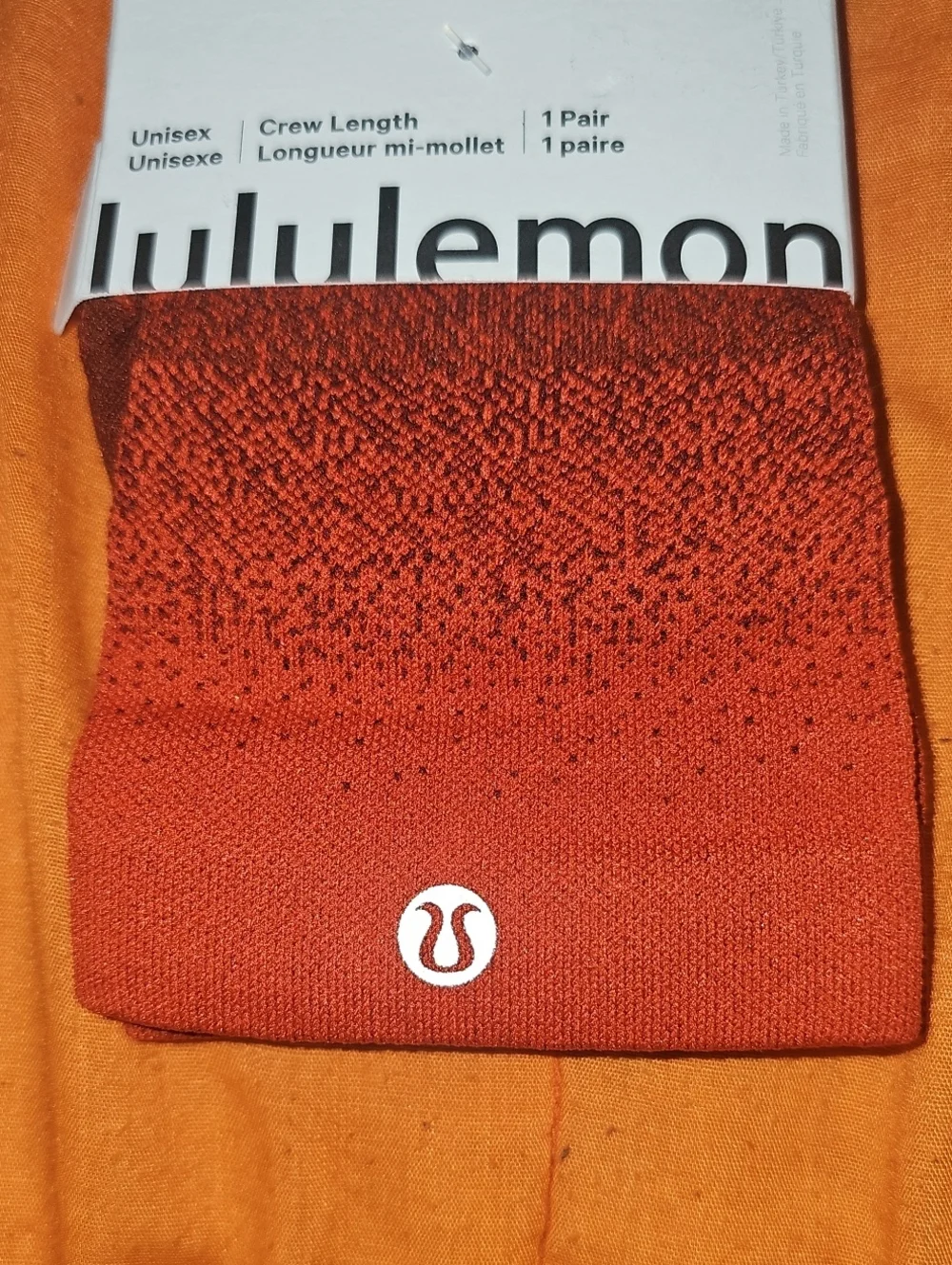 Lululemon Power Stride Socks, Nwts, Crew Length!! Sz Medium! CRYE/CACH!